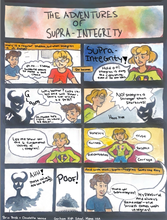 Bria Bush And Claudette Wesse Supra Integrity Comic